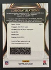 2024 Panini Select - Travis Hunter DEF1 #518 2025 XRC Prizm Redemption