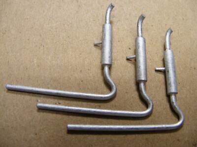 (3) #53 Curved End Exhaust Stacks for HO Scale by Don Mills Models