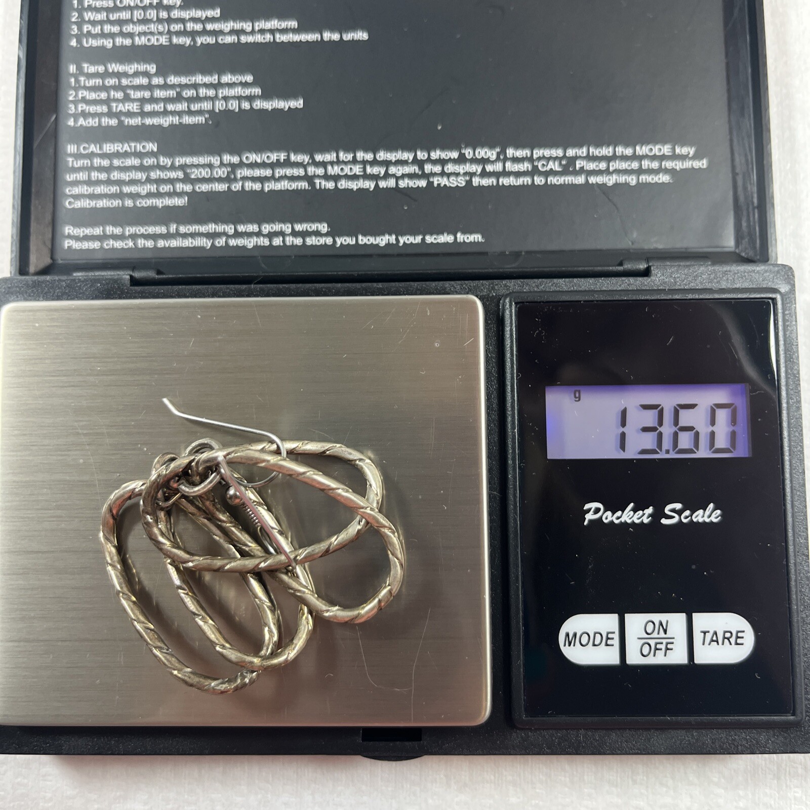 Artisan Solid Sterling Silver Thick Twisted Doubl… - image 5