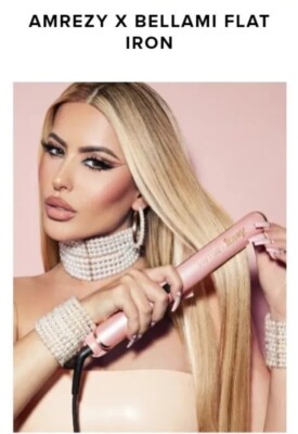 Amrezy Bellami Hair Straightener Bellame Amrezy X Bellame Flat Iron