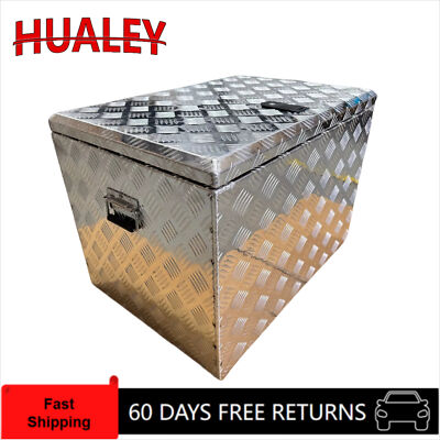 Aluminium Top Open Toolbox Rectangular UTE CARAVAN TRAILER ToolBox 700 ...