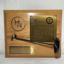 1973 National Distillers Salesman Colorado Award Plaque Whiskey Advertising Sign