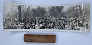 Montrose California September 1942 Indian Day Panoramic Photograph Vintage RARE