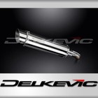 KAWASAKI ER6N ER6F 2006-2011 350mm ROUND STAINLESS BSAU SILENCER EXHAUST KIT
