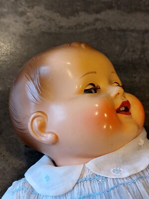 Superbe Poupée Raynal Françoise 44cm De 1954 – Tête En Rhodoid, Corps Bru, Rare