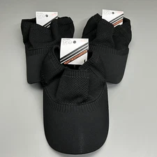 SCUNCI 3-PACK! Visor Super Comfy Super Stretch 1959 Black (New)