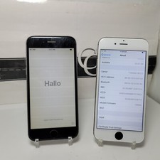 Lot of 2 Apple iPhone 6 / 64 GB / Gray GSM locked For part J025