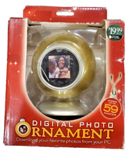 FSG Digital Photo Gold Ornament 59 Photo Capacity 1.5 Screen