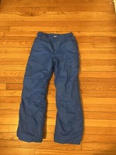 Columbia Snow Pants Blue Waterproof Ski Snowboard Youth 14/16 Boys Kids
