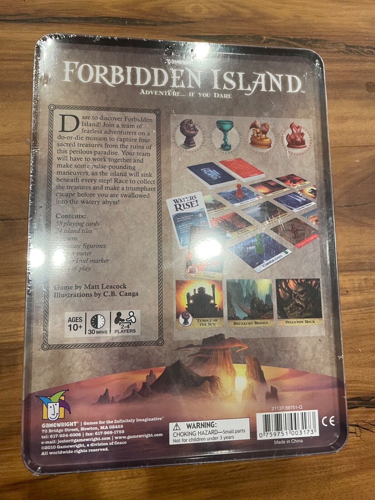 Forbidden Island Board Game Sealed Complete Gamewright Cooperative Family  Fun on eBid United States