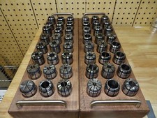 Mixed Lot Fractional TG100 VDF10 Collets 48 in 2 Trays.