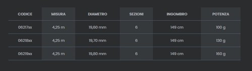 CANNA SURF TUBERTINI IONIC 2 TLS 4.25MT 160GR - Foto 2 di 2