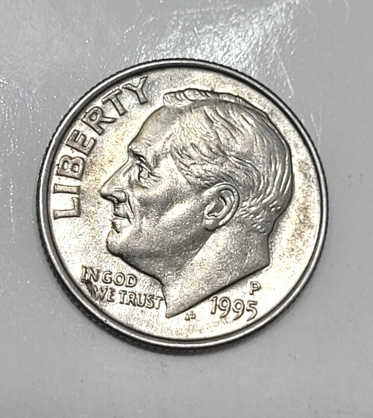 1995-P Roosevelt Dime Double Die Error | eBay