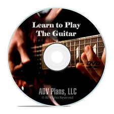 Beginner Guitar Lessons, Acoustic or Electric, Play Music Instructional DVD E94