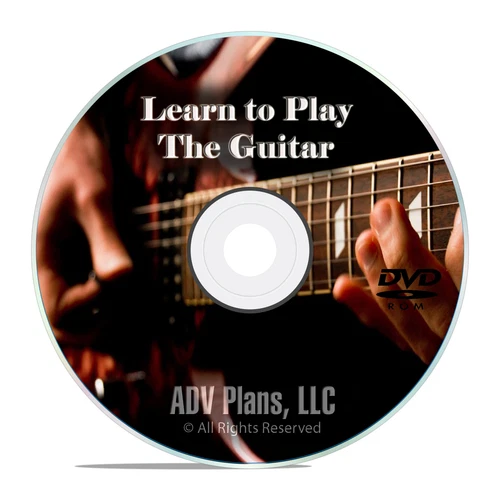 Beginner Guitar Lessons, Acoustic or Electric, Play Music Instructional DVD E94