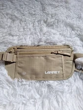 Lanney Money Belt RFIF Blocking Slim Hidden Travel Wallet 