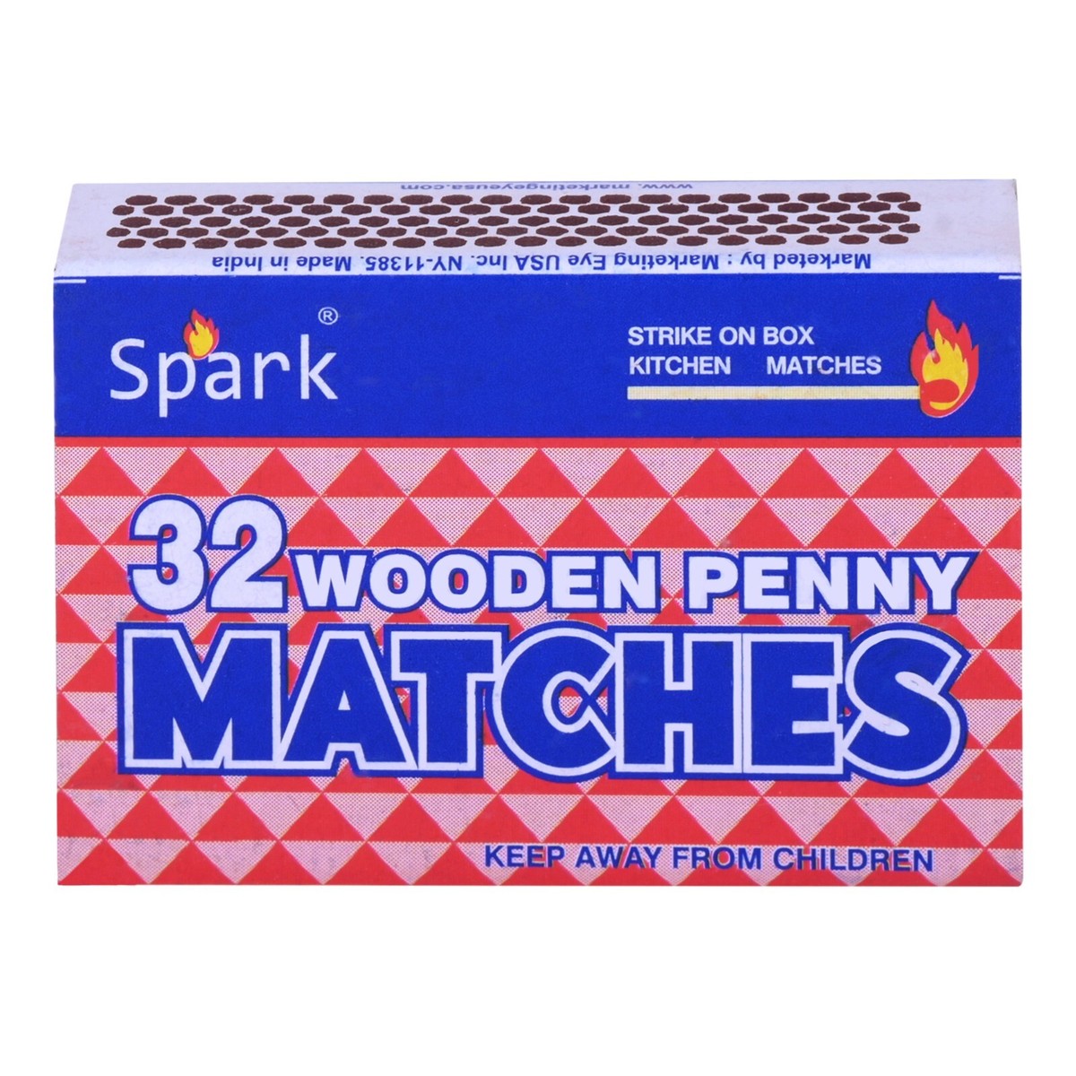 Diamond Strike On Box – 10 Scatoline Di Fiammiferi In Legno (320 Fiammiferi Totali) Per Cucina