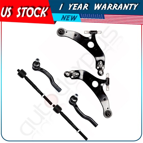 10-Piece Front Suspension Kit For 2004-2010 Toyota Sienna – Tie Rods, Control Arms, Ball Joints & More