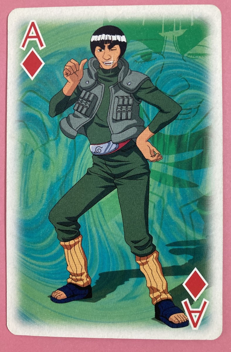 Might Guy Naruto Poker NARUTO Card Very Rare BANDAI Japanese Ninja