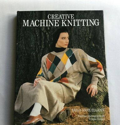 Creative Machine Knitting by Sally Anne-Elliott Vintage 80er Schnittmusterbuch