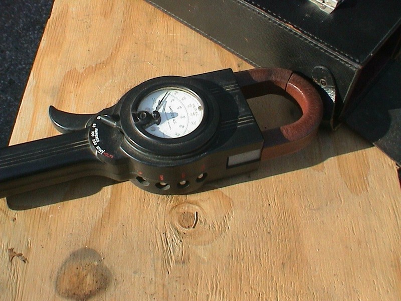 Weston Daystrom Model 633  AC Ammeter 0-100Amperes and up to 600 Volts AC  M/USA