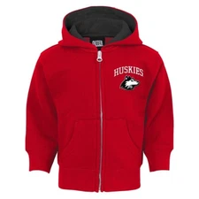 Northern Illinois Huskies NCAA Red "Pledge" Full Zip Hoodie Toddler (2T-4T)