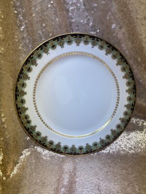 Vintage Pouyat JPL Limoges France #3448 Gold Trim 8-1/2'' Plate