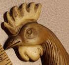 BIG Vintage Sexton Cast Metal Wall Hanging Rooster Weathervane Plaque 512 D USA — photo 9