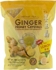 PRINCE OF PEACE Ginger Honey Crystals with lemon 30 Sachets Ginger lemon tea