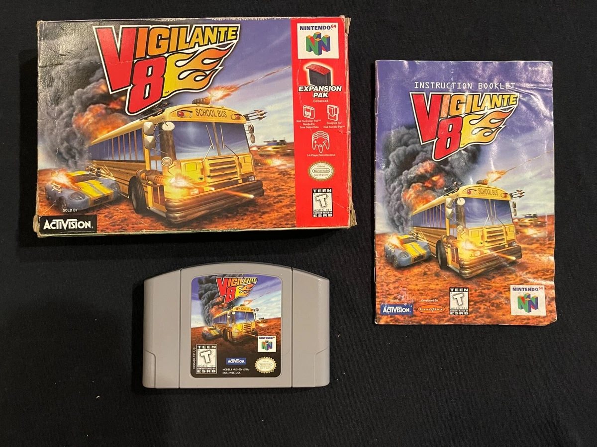Vigilante 8 Nintendo 64 1999 Box Manual Complete CIB N64 eBay