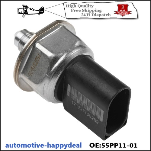For BMW 1 3 5 6 7 SERIES X5 Z4 FUEL HIGH PRESSURE RAIL SENSOR 55PP11-01 - Picture 3 of 7