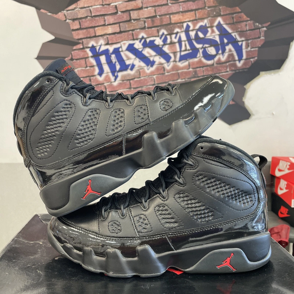 Size 10 Jordan 9 Retro Bred 2018 884776555212 eBay