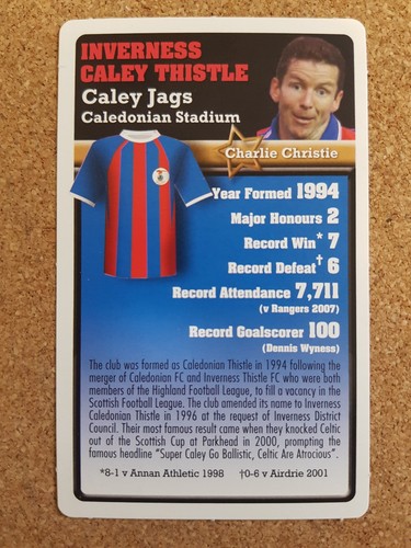 Top Trumps Sunday Mail Scottish Football Clubs Collection Single Cards – Various - Picture 37 of 41