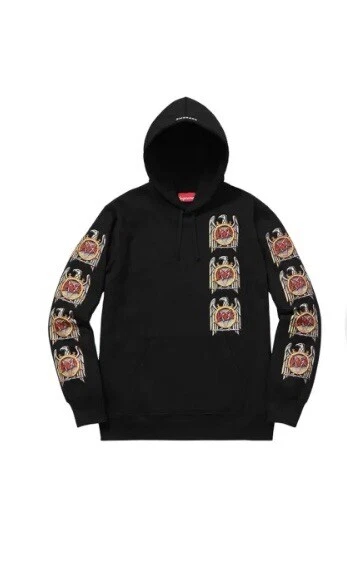 Sweat à capuche Supreme X Slayer Eagle FW16. Grand Homme