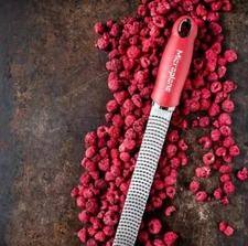 Citrus Zester and Cheese Grater, Stainless Steel Non-Slip NEW Microplane Tool.