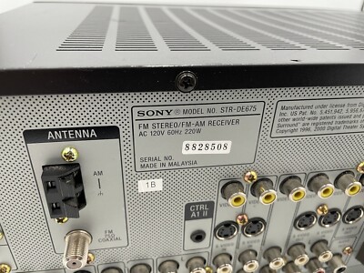 Sony STR DE675 5.1 Channel 220 Watt Receiver 27242584440| eBay Sony STR DE675 5.1 Channel 220 Watt Receiver 27242584440| eBay