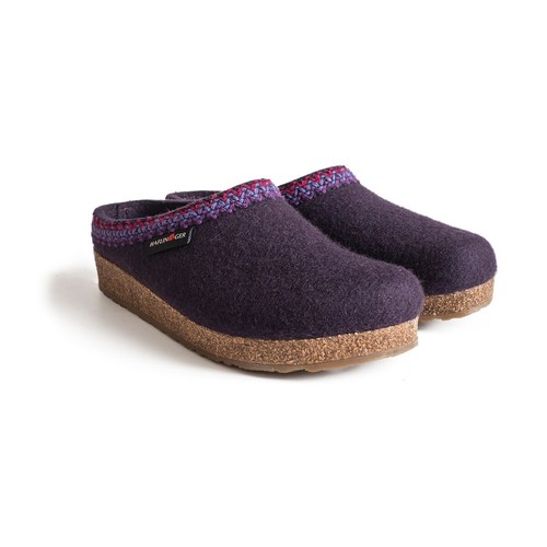 Haflinger Unisex Grizzly Zig Zag Slipper Clog - Picture 11 of 11