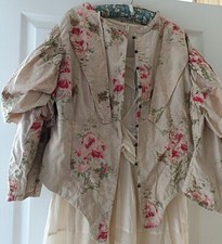 Magnolia Pearl Rare Floral Lined Vintage Victorian Georgian Romantic Jacket