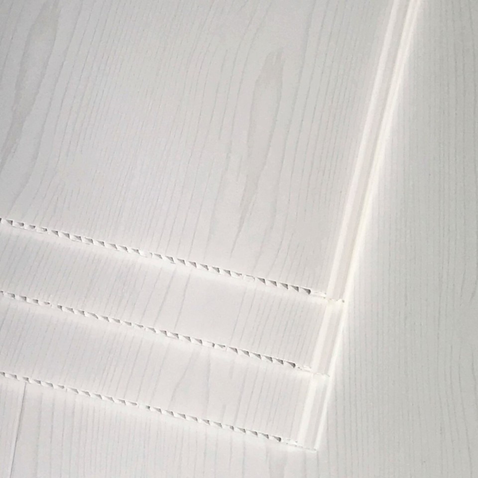 White Ash Wood Effect PVC Bathroom Cladding Shower Wet Wall Panels