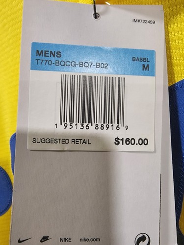 Nike Boston Red Sox City Connect Jersey #2 Men’s Size M NWT $160 - 第 8/8 張圖片