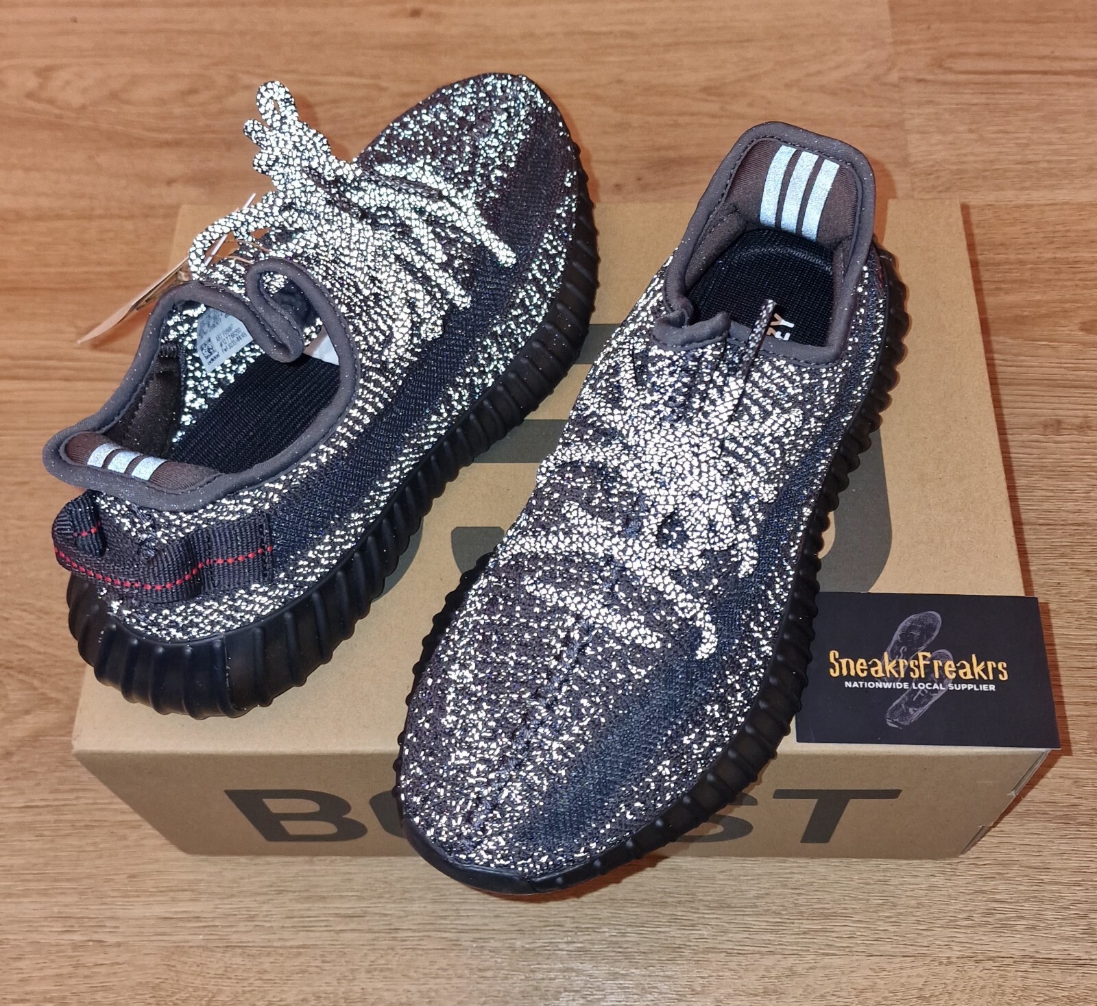 Adidas Yeezy Boost 350 V2 Static Black Reflective UK 6.5 AVAILABLE ✅ FAST P&P🚚 image 3