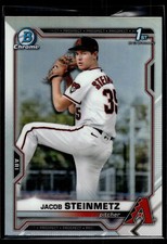 Jacob Steinmetz 2021 Bowman Draft 1st Refractor Card #BDC-83