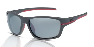 O'Neill Soleil Homme Polarisé ONS-9021 2.0 108P Mat Gris/Rouge / Fumée - Photo 1/4