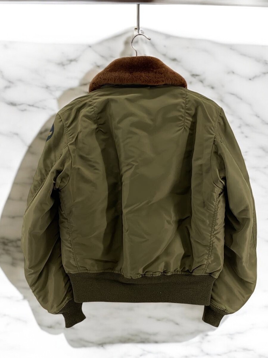 ジャケット・アウター Fujiki Masayuki BUZZ RICKSON'S B-15B Buzz Rickson's B-15B Flight Jacket Size 38 - Classic Khaki