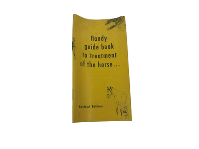 Treatment Of Horse Handy Guidebook Absorbine Vintage WF Young Pamphlet 11 Pages