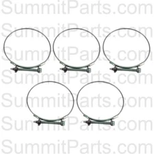 5 PACK - 2-3/4" x 3-1/8" HOSE CLAMP FOR WASCOMAT DRAIN VALVE - 787104