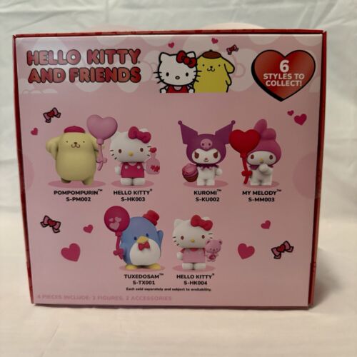Hello Kitty & Friends Series1 Kuromi &My Melody Valentines Mini Figure 2 Pk - Picture 2 of 2