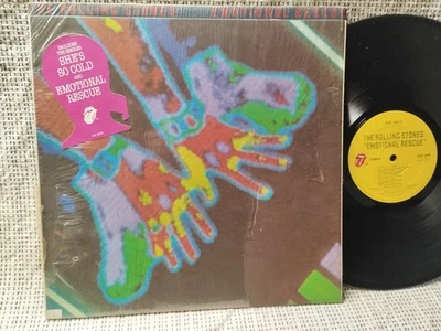 Rolling Stones 33 T 12" Emotional Rescue Import USA 1980 EX + Blister - Photo 1/2