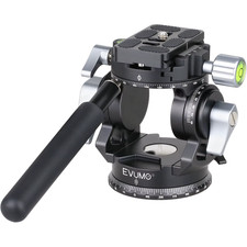 H6R Hollow Video Hydraulic Head Dual Panoramic Shooting Handle Adjustable Tripod