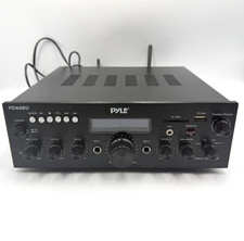 Pyle PDA6BU 200W Bluetooth Stereo Amplifier Receiver USB SD FM - TESTED